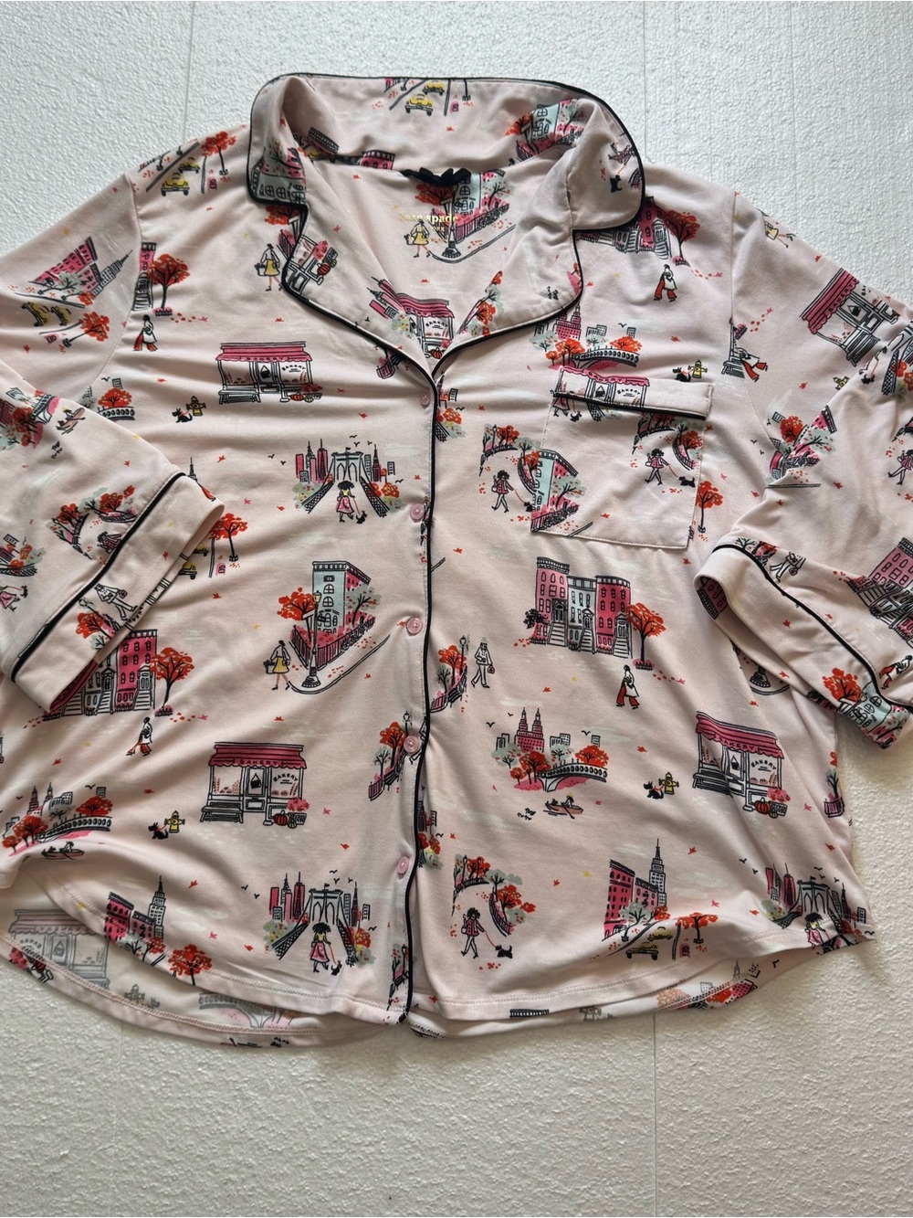 Kate Spade City Print 2-pc Pajama Set Women's 3XL - Picture 7 of 7